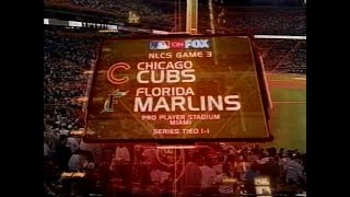 2003 NLCS Game 3  Cubs at Marlins  Friday October 10 2003  FOX [upl. by Hemminger]