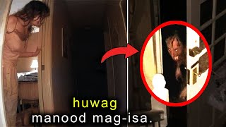 NAKAKATAKOT NA ASWANG SA PINTUAN ACTUAL VIDEO [upl. by Ddat]