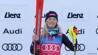 AUDI FIS Ski World Cup  Womens Slalom  Lienz AUT 2nd run Dec 29 2023 weareskiing atomic [upl. by Meelak]