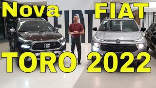 Nova Fiat Toro 2022  Diferenças entre o modelo novo 2022 e o antigo 2021 [upl. by Papst]