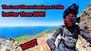 The Lost Sierra Dual sport ride  Way better than Norcal BDR [upl. by Doelling128]