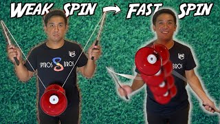 3 Ways to Spin a Diabolo FASTER in 5 Minutes Beginners  Diabolo Tutorial 4 [upl. by Tavie]