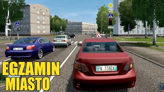 EGZAMIN NA PRAWO JAZDY  JAZDA PO MIEŚCIE Hogaty w City Car Driving  SYMULATOR JAZDY 04 [upl. by Joan616]