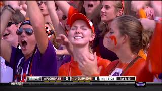 2011 Clemson vs Florida State Football Game [upl. by Dorej]