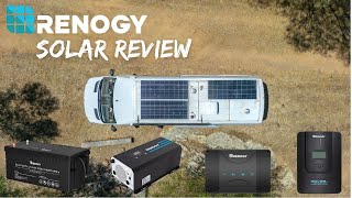 Renogy Review  Offgrid 12V Solar System Products for Van Life [upl. by Naivart673]