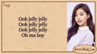 TWICE  Jelly Jelly Easy Lyrics [upl. by Sindee43]