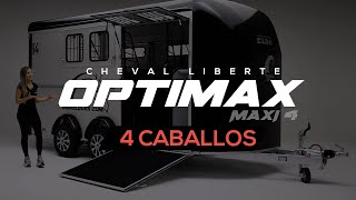 REVIEW Remolque para 4 caballos OPTIMAX  MAXI 4 Cheval liberte [upl. by Oirram]