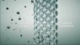 Tyvek® IsoClean® Garments helps Protect Cleanrooms from Contamination Short Clip 2 [upl. by Cayser]