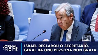 Conflito no Oriente Médio gera tensão no Conselho de Segurança da ONU  Jornal da Noite [upl. by Chas]