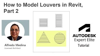 How to Model Louvers in Revit Part 2 [upl. by Ahs]