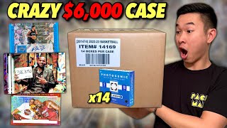 Opening a CRAZY 6000 CASE of one of the BEST BASKETBALL CARD SETS 😳🔥 [upl. by Akim]