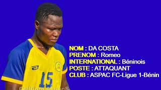 DA COSTA Romeo  INTERNATIONAL BENINOIS [upl. by Ezra]