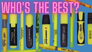 Ultimate HIGHLIGHTER review the best fluorescent yellow [upl. by Nickolai136]