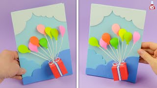 Biglietto di auguri fai da te tutorial  DIY Lavoretti di carta [upl. by Edelstein]