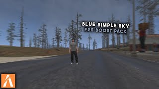 Fivem Blue Simple Sky Fps Boost Pack 190 FPS  No Bushes amp Tree No Lag [upl. by Nylevol]