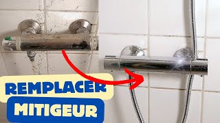 TUTO CHANGER ROBINET DOUCHE étapes détaillées pour changer son mitigeur de douche [upl. by Irovi]