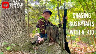 Squirrel Hunting with a 410  Opening Day in Missouri  Youth Hunt [upl. by Draned]