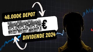 So viel Dividende zahlt mir mein 48000€ Portfolio 2024  Dividendenausblick als 24 jähriger Beamter [upl. by Barnabe597]