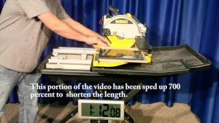 Tile Saw Diamond Blade Shootout  Diamond Blade Demo [upl. by Warthman]