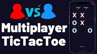 Multi Player TicTacToe Game App using Flutter Node Express and Socket  Full Stack Development [upl. by Hansiain696]