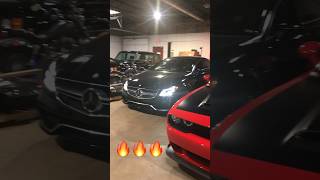 GARAGE FULL OF POWERBUILT 700 HORSEPOWER MERCEDES BENZ CLS 63 AMG 😬 foryou automobile amg go [upl. by Takakura]