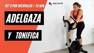 RUTINA【 Bicicleta Estática Fija】para PRINCIPIANTES 🔥Perder PESO🔥 [upl. by Barcus]