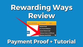 Rewarding Ways Review  Payment Proof Full Tutorial [upl. by Lahcim972]