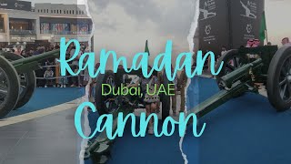 RAMADAN CANNON 2024 at DUBAI FESTIVAL CITY firingofcannon cannon ramadan2024 dubai iftar2024 [upl. by Siuqram271]