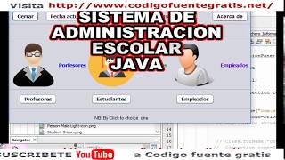 sistema de control escolar en java codigo fuente gratis [upl. by Behre]