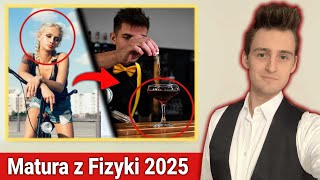 Zadania do matury z fizyki 2  Gośka i Ewa umówiły się matura fizyka 2025 [upl. by Archer]