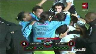 Argentina  Uruguay Copa América11 Último Penal [upl. by Amaral]