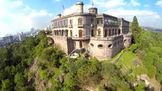 Castillo de Chapultepec desde el aire  Dji Phantom [upl. by Anekam]