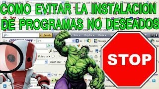 Como Bloquear La Instalacion De Programas No Deseados [upl. by Anthiathia]