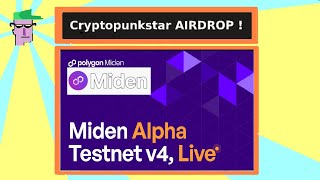 Polygon Miden Alpha testnet V4 tutoriel [upl. by Det267]