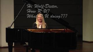 Some fun clips from recording sessions Valentina Lisitsa [upl. by Demah]