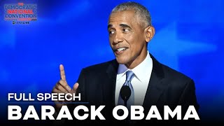 FULL SPEECH Barack Obama’s full speech at the DNC [upl. by Dorr]