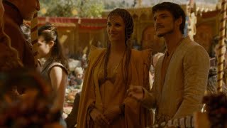 Tywin y Cersei Lannister conocen a Ellaria Sand  Juego de Tronos Latino [upl. by Anahsek]