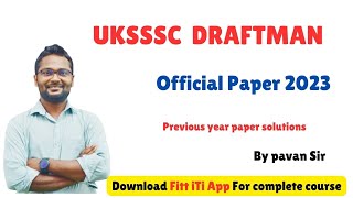 uksssc draftsman previous year question paper  uksssc draftsman vacancy 2024  uksssc draftsman [upl. by Aihsenet]