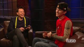 Machine Gun Kelly Sings For Mark  Hoppus On Music [upl. by Irfan165]