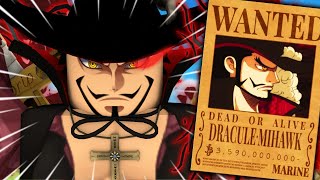 EU DERROTEI TODOS OS BOSSES NESSE NOVO JOGO DE ONE PIECE SENDO O DRACULE MIHAWK  Demon Piece [upl. by Aitsirhc486]