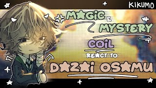 MAGIC and MYSTERY react to DAZAI OSAMU  HP x BSD  Bungo Stray Dogs  Harry Potter  22 [upl. by Calvinna]