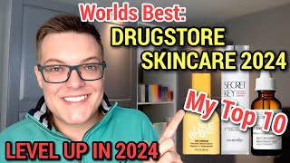 BEST DRUGSTORE SKINCARE 2024  My Top Skincare 2024 [upl. by Johann]