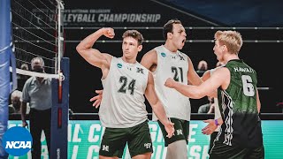 Hawaii vs BYU 2021 NCAA mens volleyball national championship highlights [upl. by Ari826]