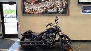 2024 HarleyDavidson Softail Street Bob in Vivid BlackFXBBS [upl. by Gualterio]