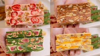 Kẹo NOUGAT 4 Vị  Nougat Recipes From Marshmallow [upl. by Adla]