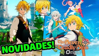 FINALMENTE NOVIDADES DO NOVO JOGO DO NANATSU NO TAZAI ESTILO GENSHIN IMPACT 7DS Origin [upl. by Joselyn]