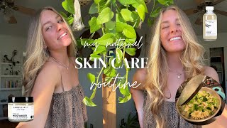 my natural skin care routine  5 tips to clear your skin 🍃 [upl. by Dorri913]