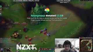 Doublelift duo Aphromoo vs LOD  Tristana vs Ashe ADC  League of Legends Gameplay [upl. by Aihtnyc]