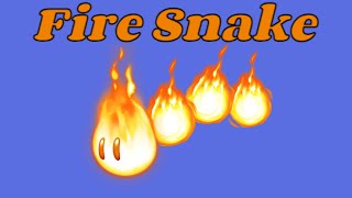 Sprite Showoff SMB3s Fire Snake DKC Style [upl. by Niltiac]