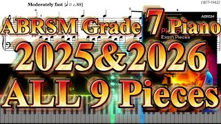 ABRSM Piano Grade 7 20252026 Complete [upl. by Parthinia]